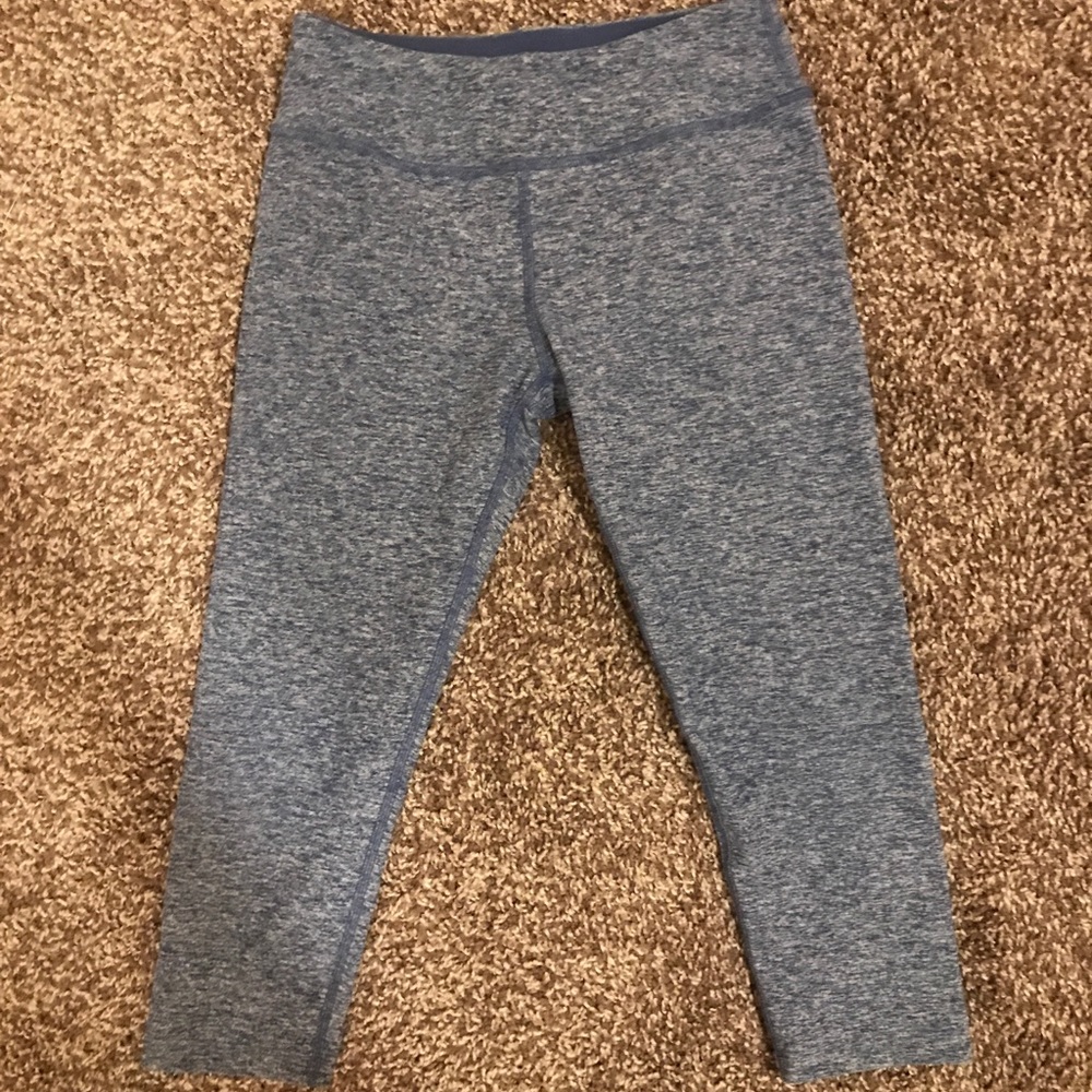 Beyond Yoga Blue Spacedye Capri Legging